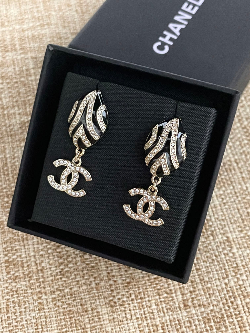 Pendientes colgantes de esmalte CC