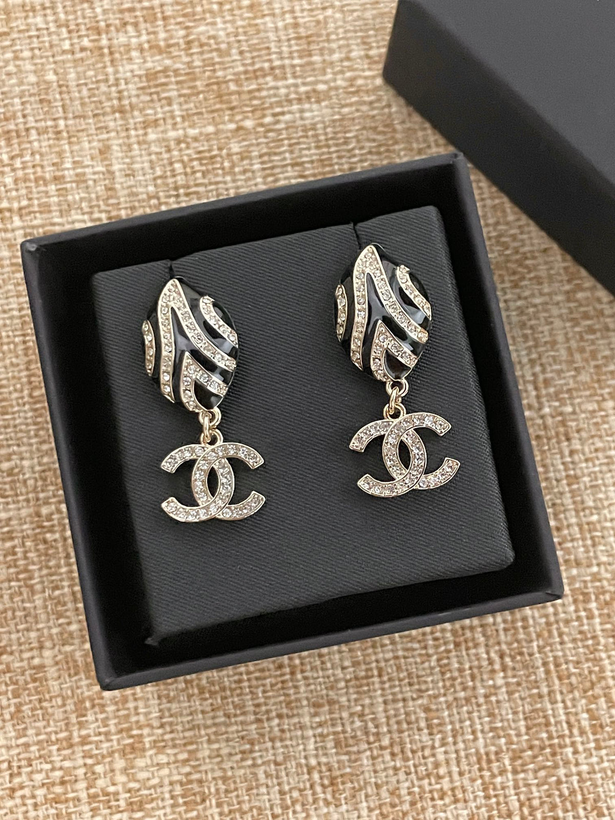 Pendientes colgantes de esmalte CC
