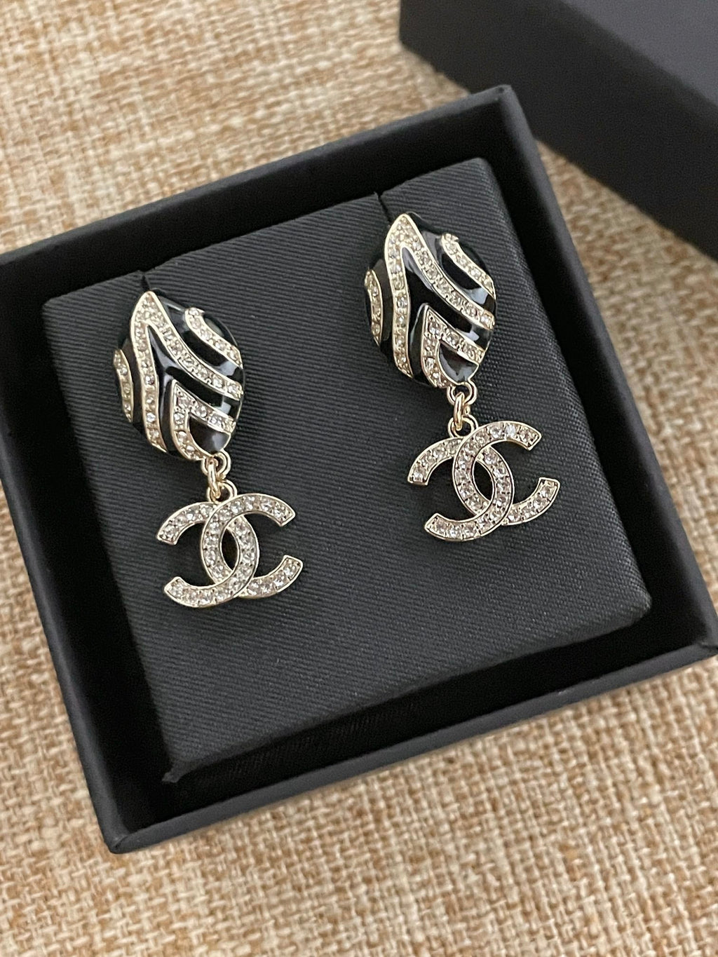 Pendientes colgantes de esmalte CC