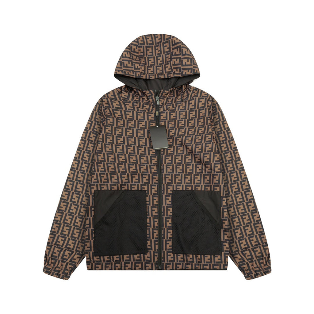 Chaqueta reversible de patchwork