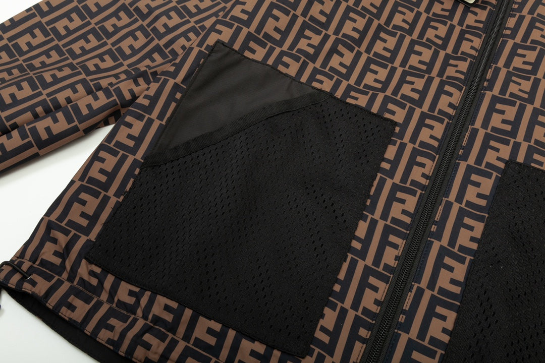 Chaqueta reversible de patchwork