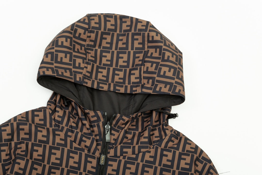 Chaqueta reversible de patchwork