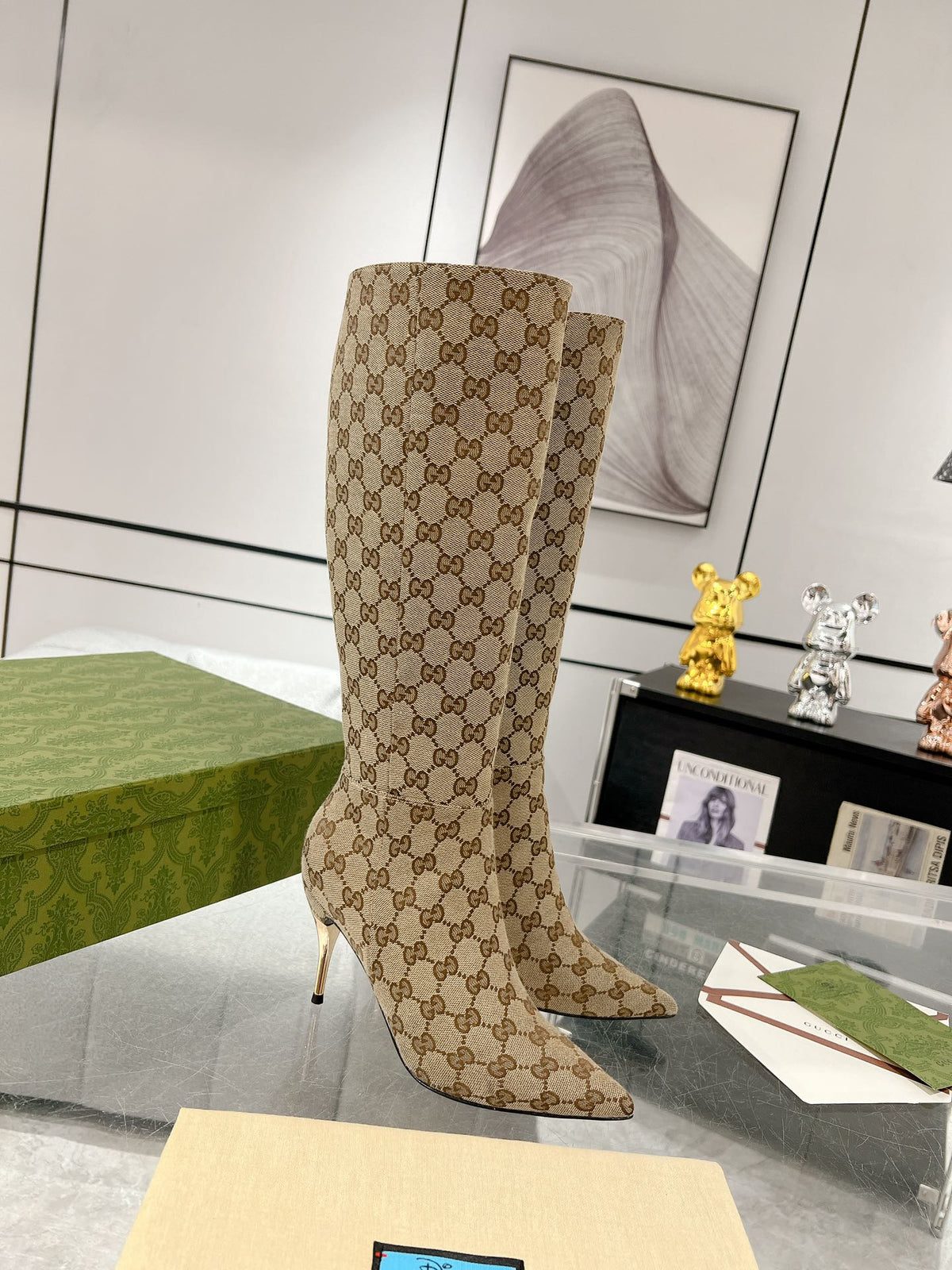 Botines de tacón alto para mujer