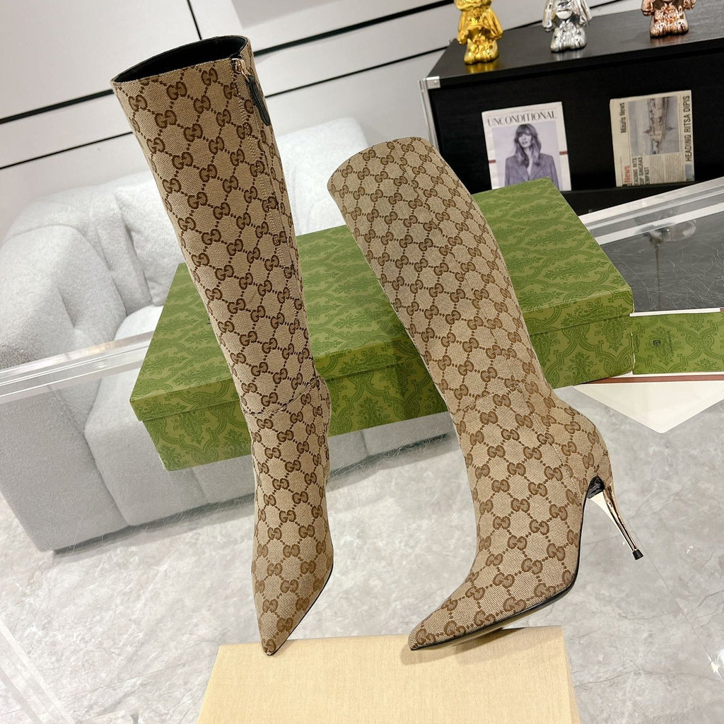 Botines de tacón alto para mujer