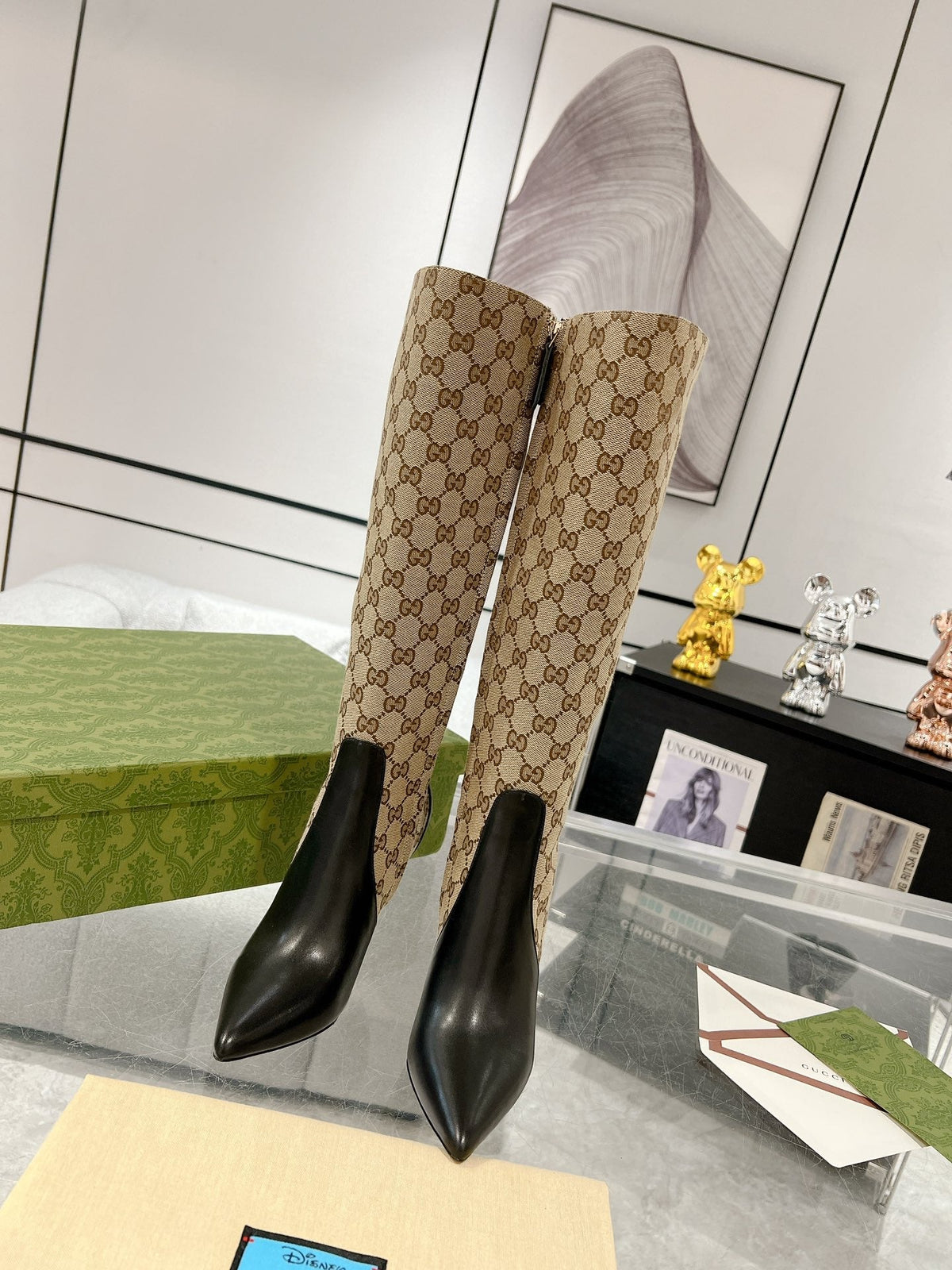 Botines de tacón alto para mujer