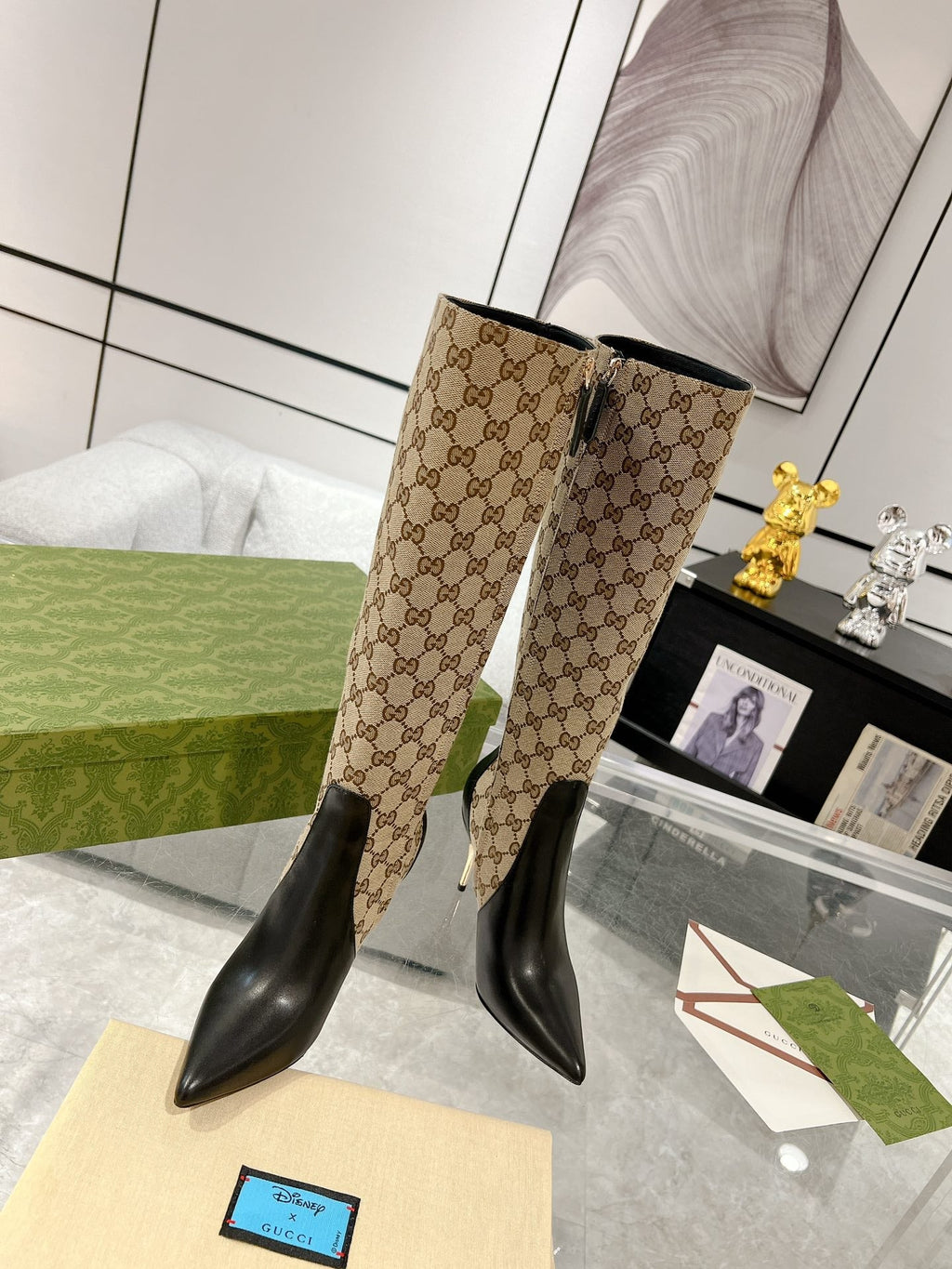 Botines de tacón alto para mujer