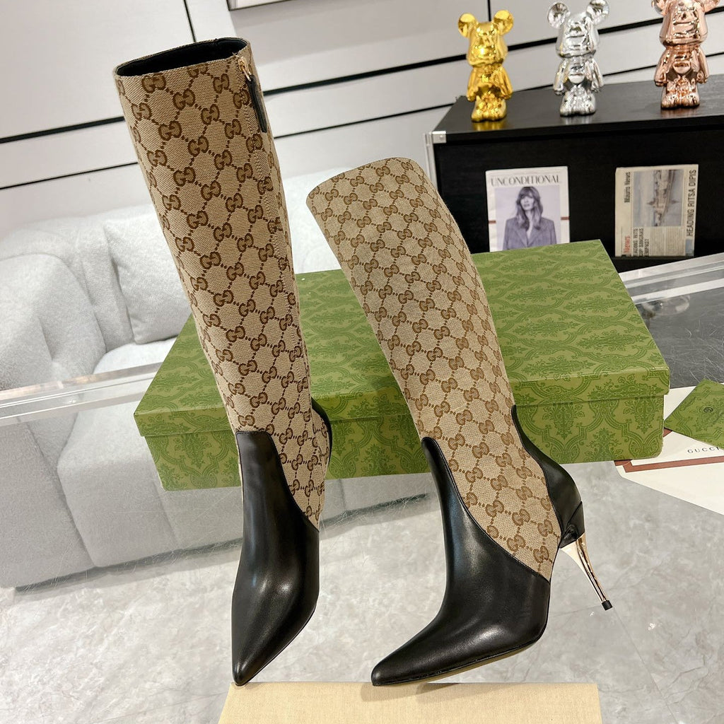 Botines de tacón alto para mujer