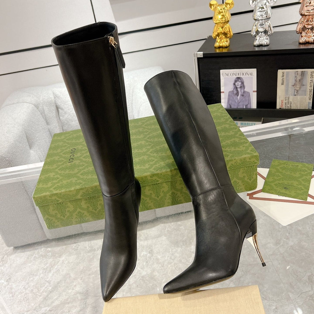 Botines de tacón alto para mujer