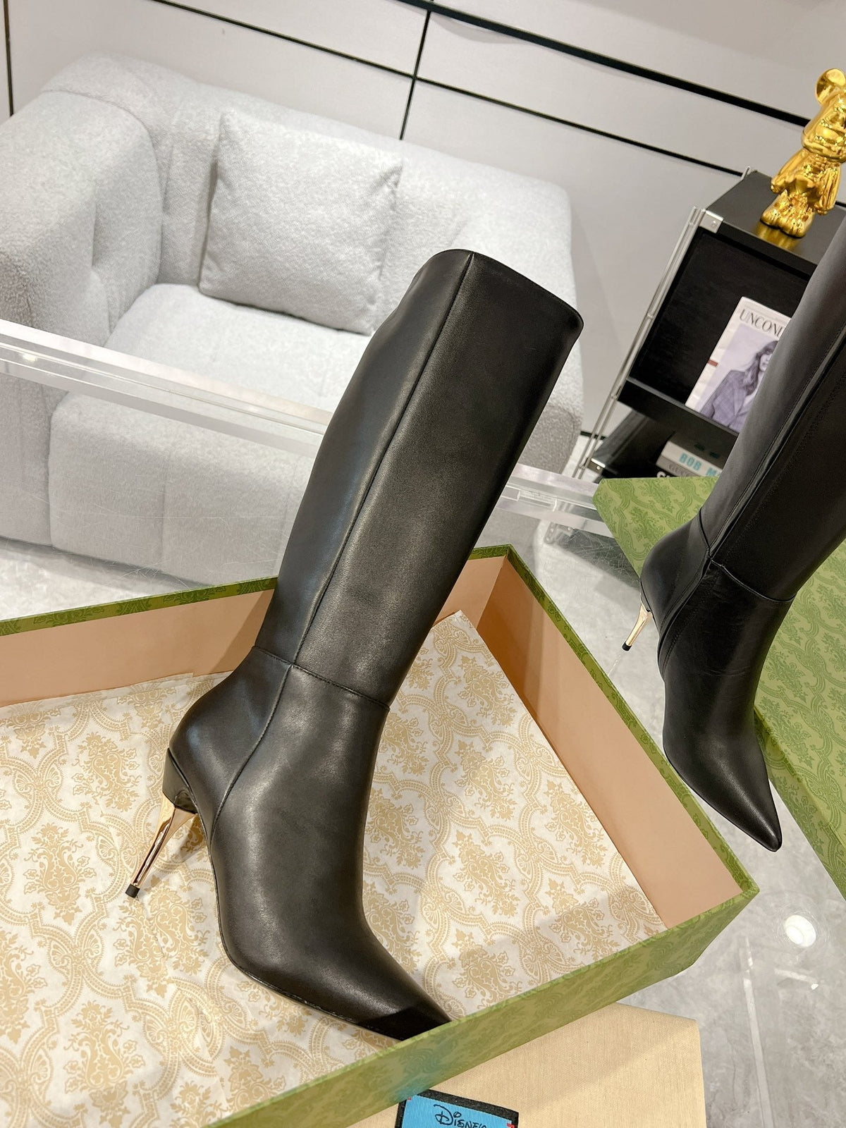 Botines de tacón alto para mujer