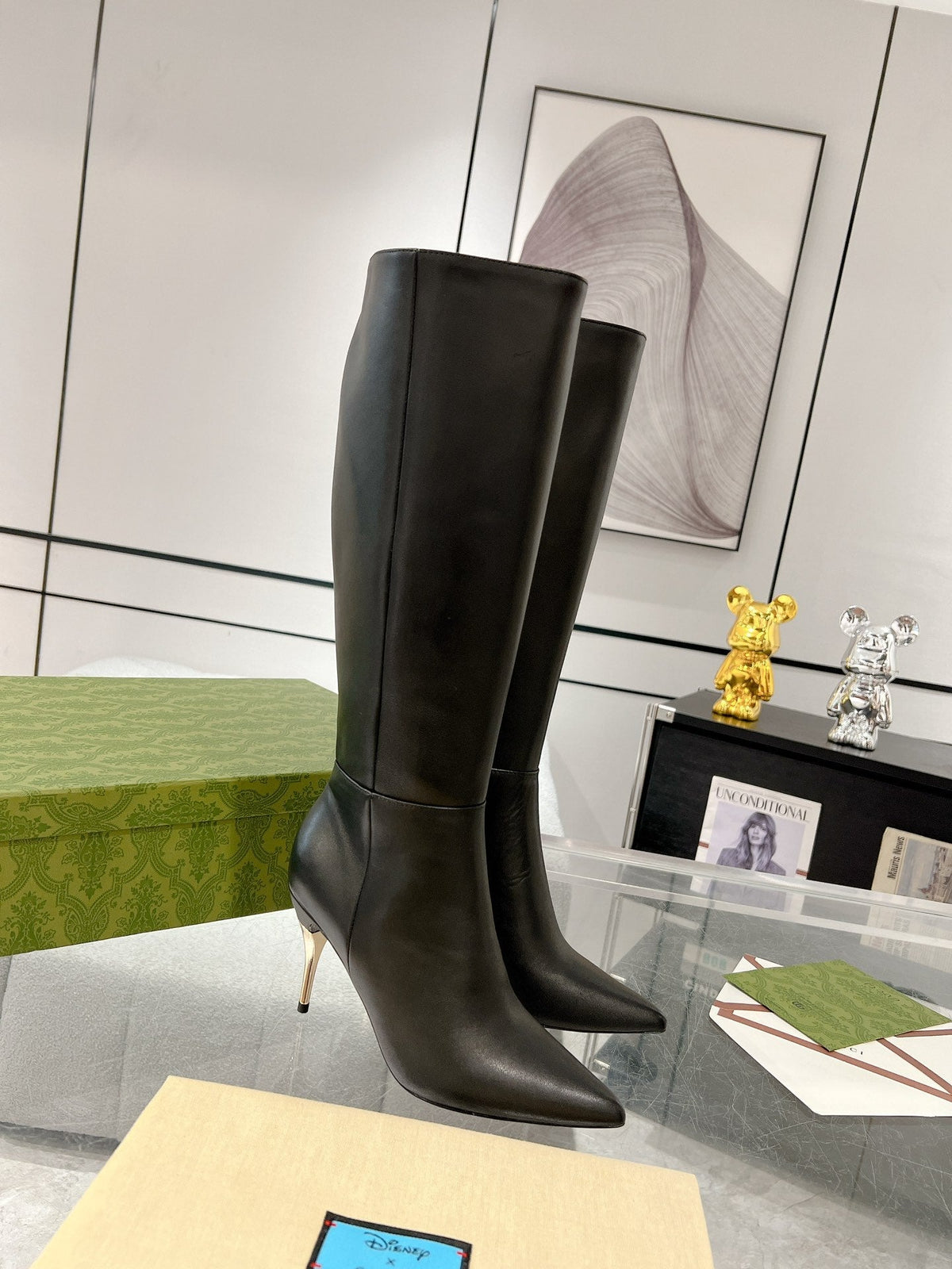 Botines de tacón alto para mujer