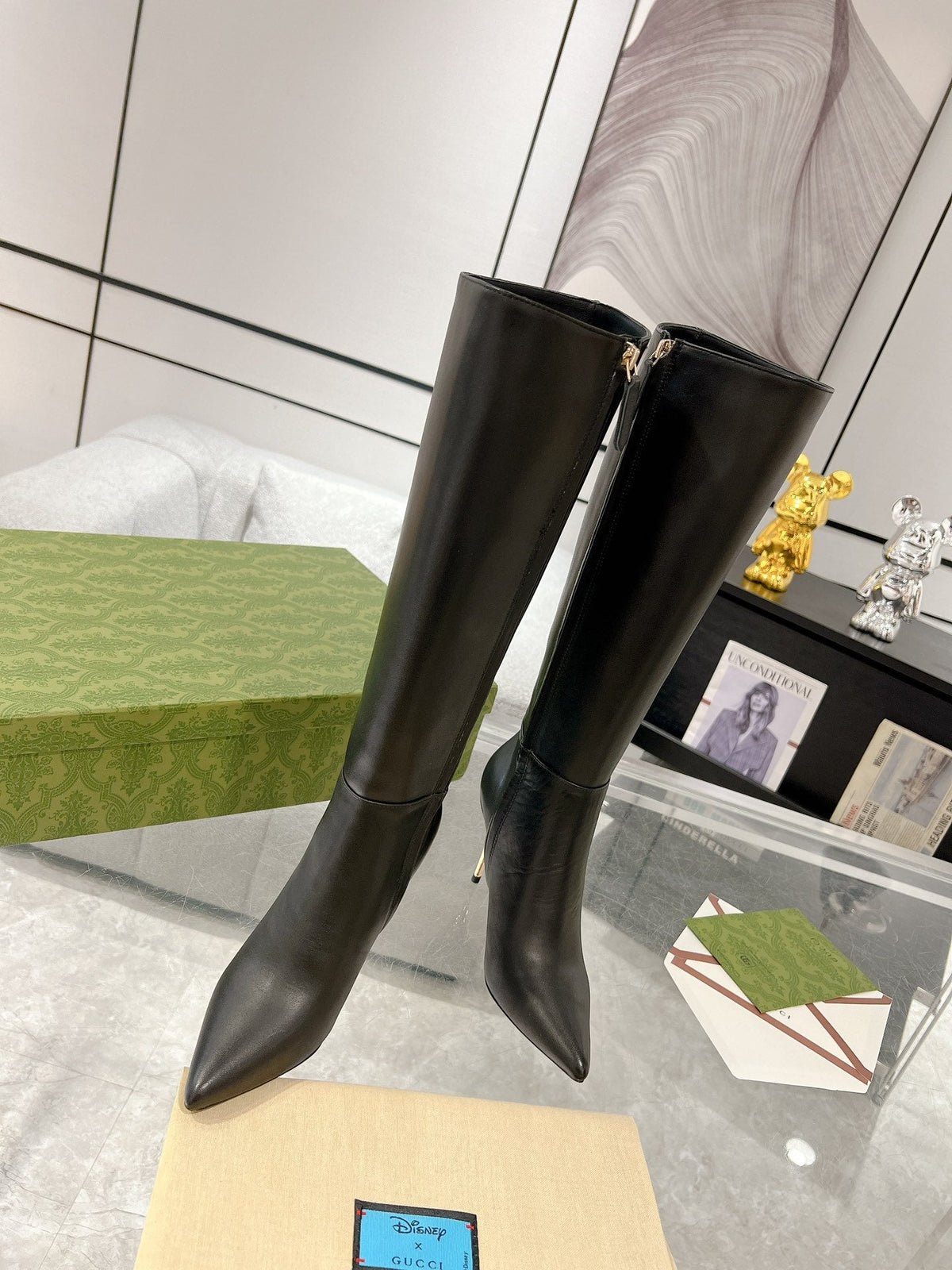 Botines de tacón alto para mujer