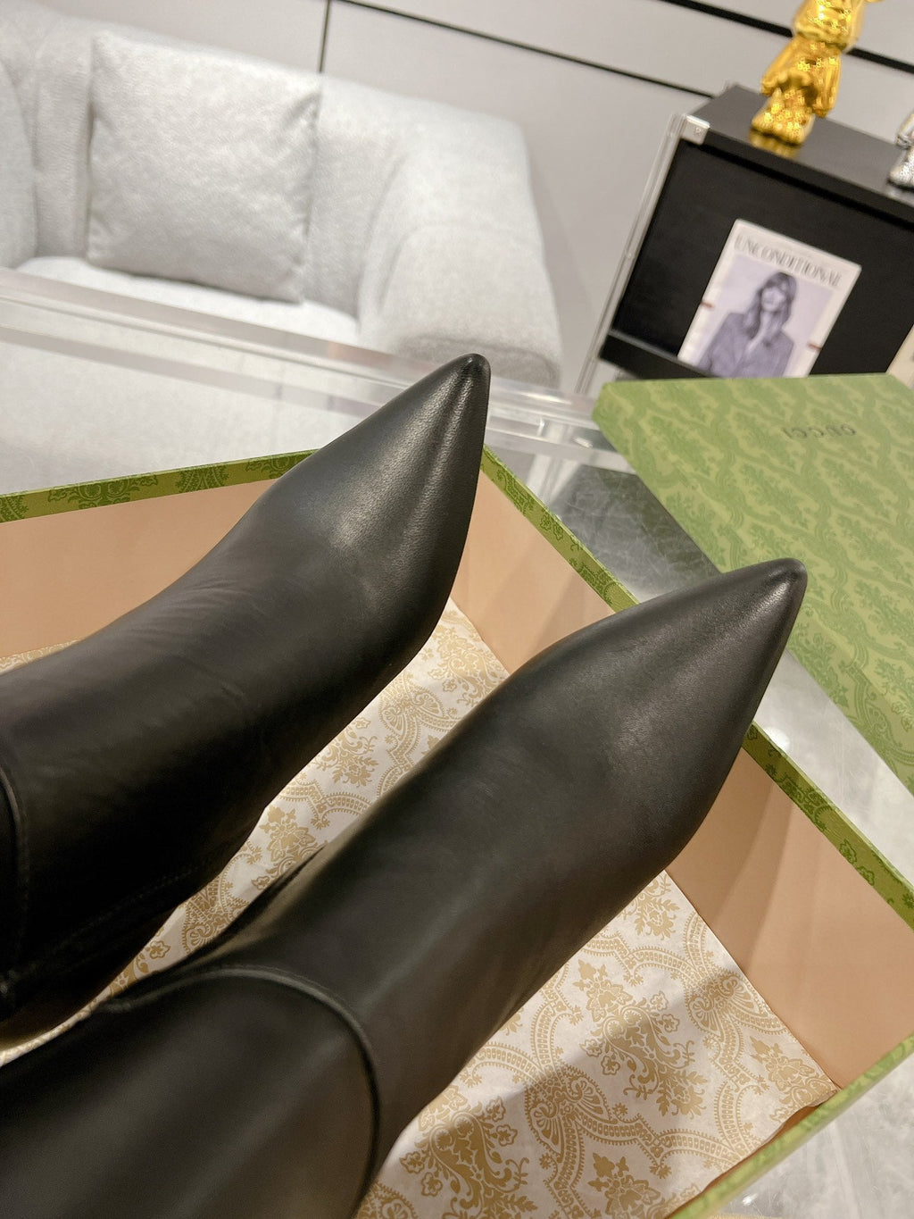 Botines de tacón alto para mujer
