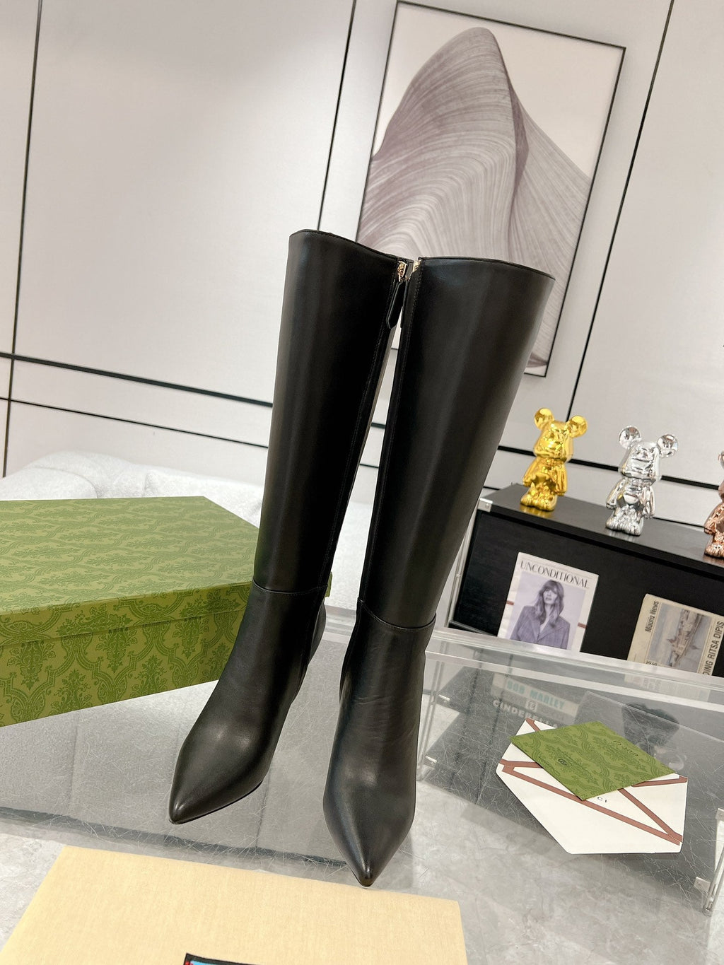 Botines de tacón alto para mujer