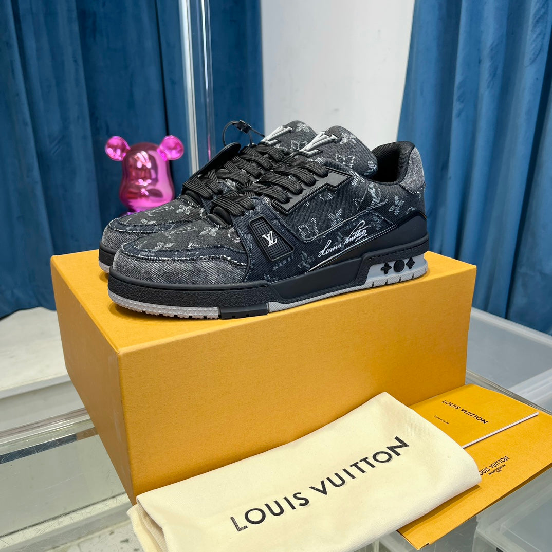 High-End Luxury Leather Sneakers