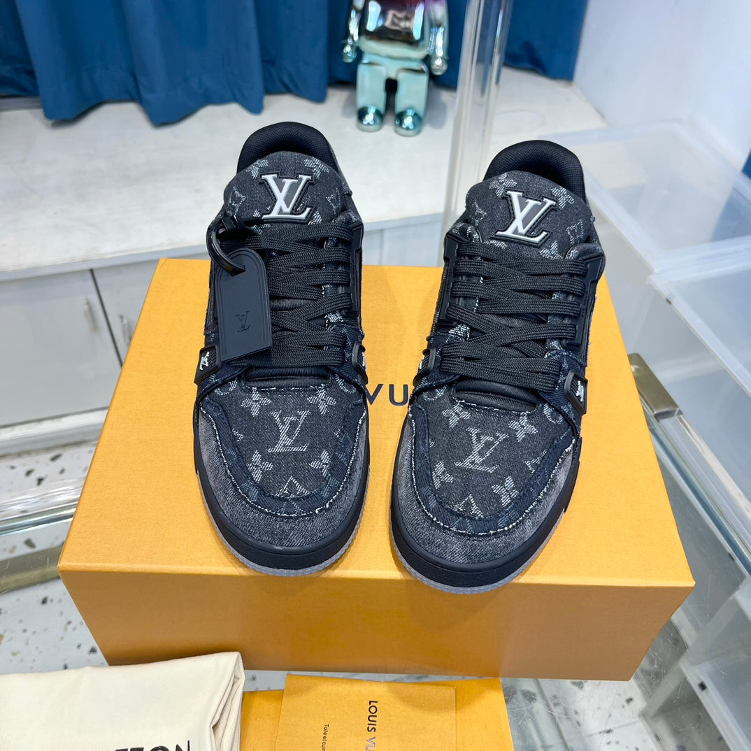 High-End Luxury Leather Sneakers