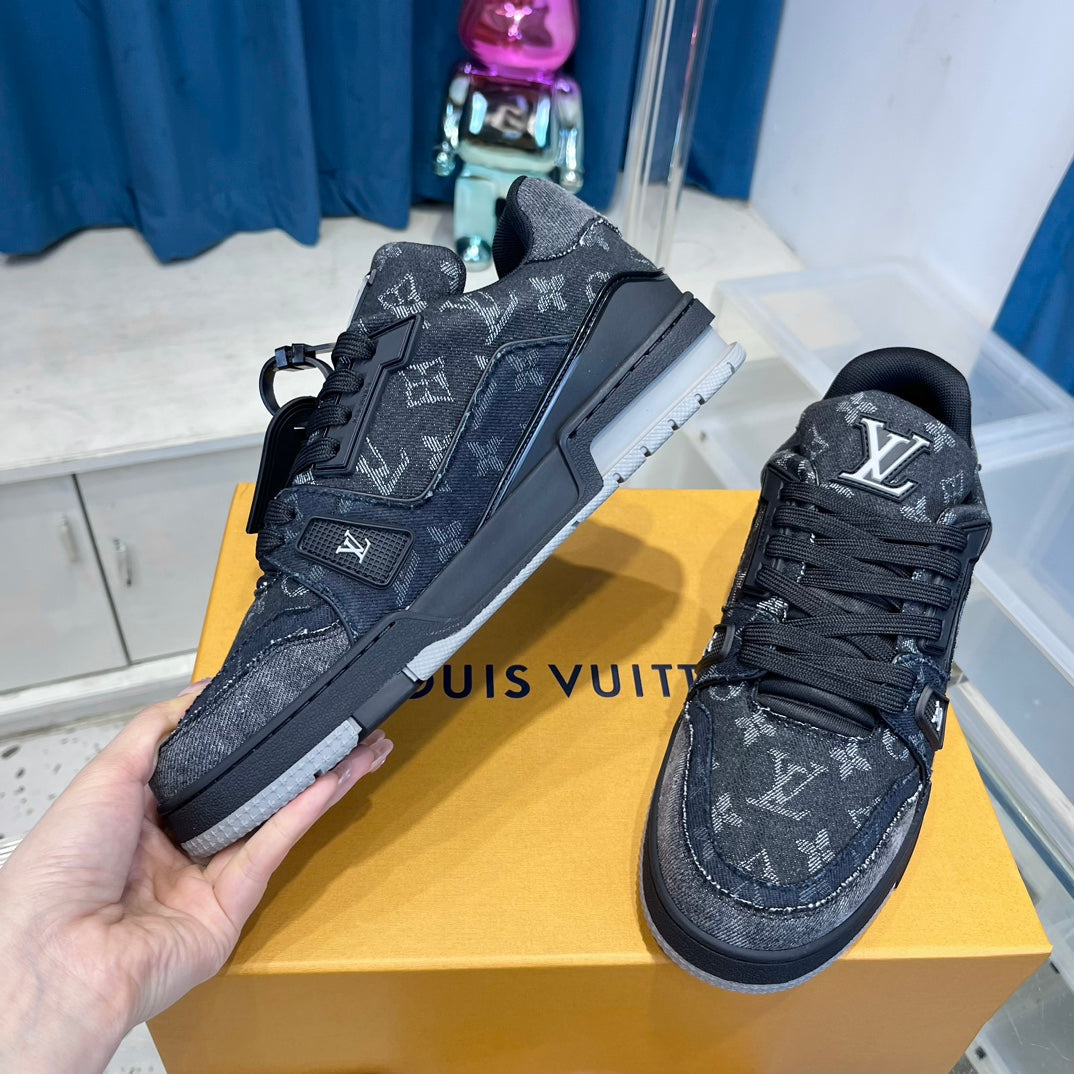 High-End Luxury Leather Sneakers