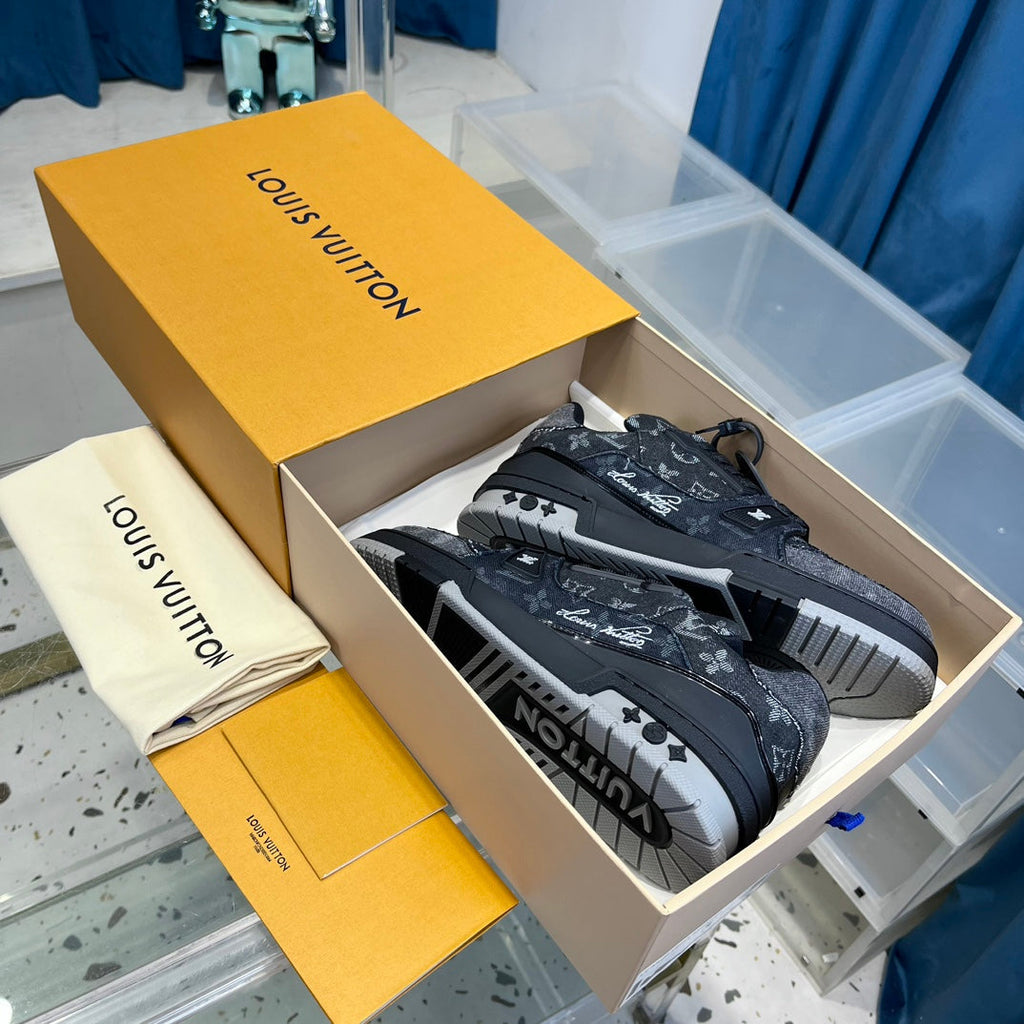High-End Luxury Leather Sneakers
