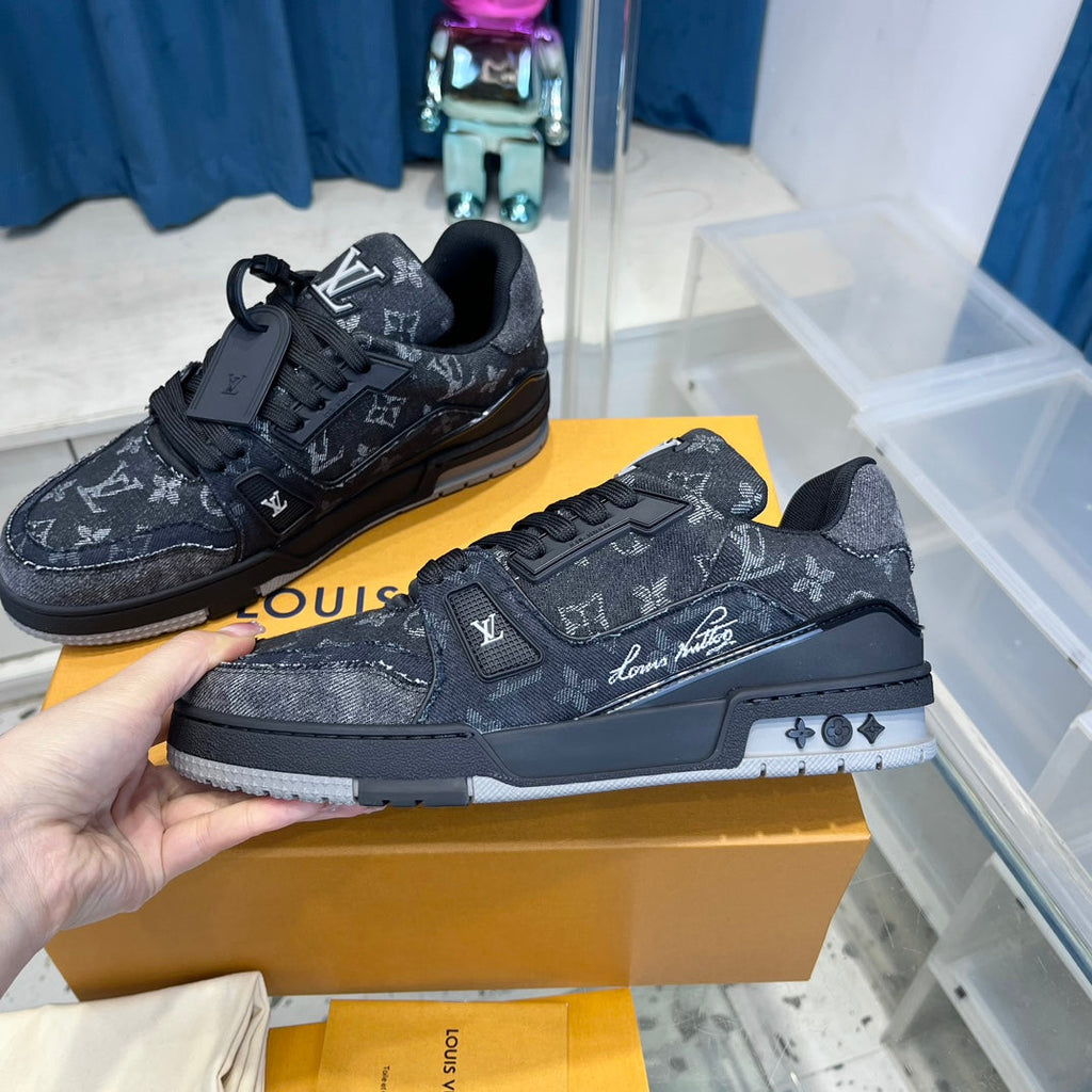 High-End Luxury Leather Sneakers