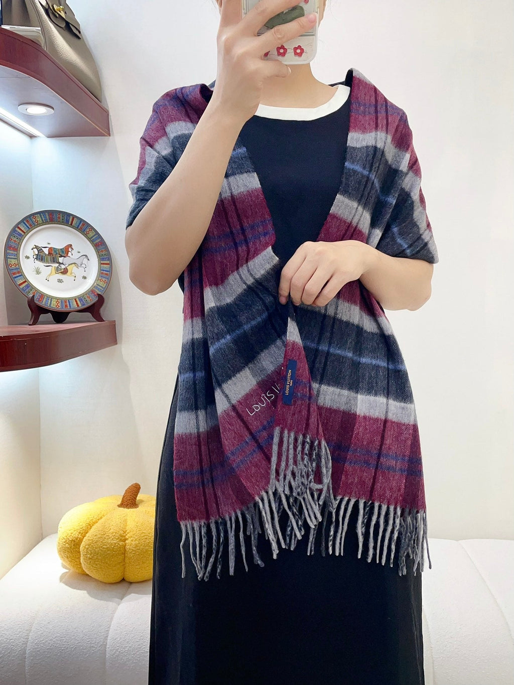 Bufanda clásica de cachemir – Diseño unisex