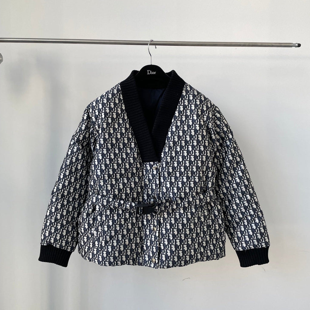 Chaqueta reversible de algodón con cintura elástica
