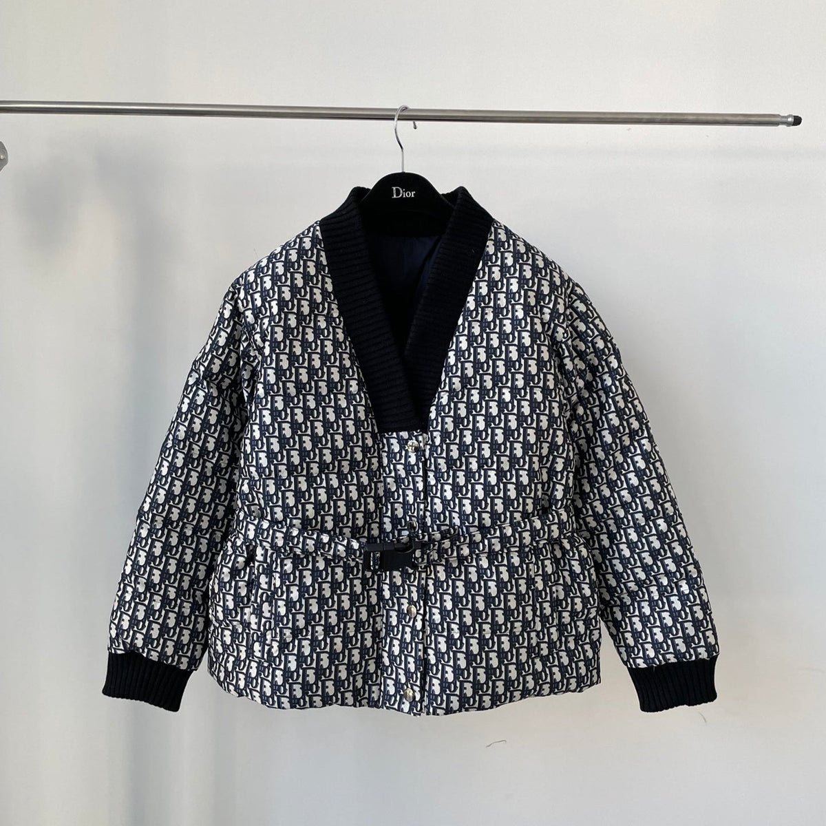 Chaqueta reversible de algodón con cintura elástica
