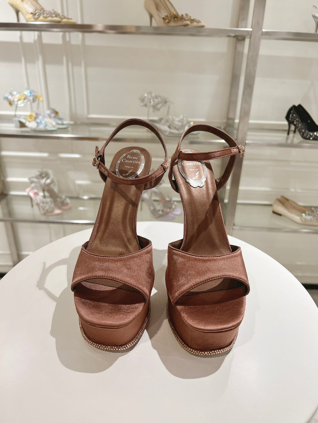 Sandalias de plataforma con tacón de aguja