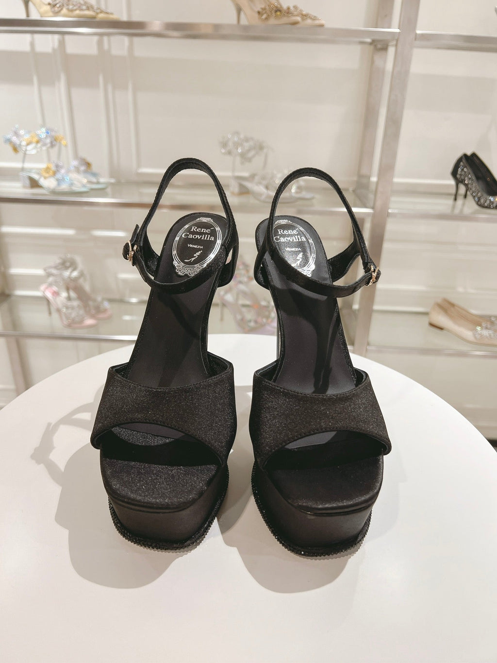 Sandalias de plataforma con tacón de aguja