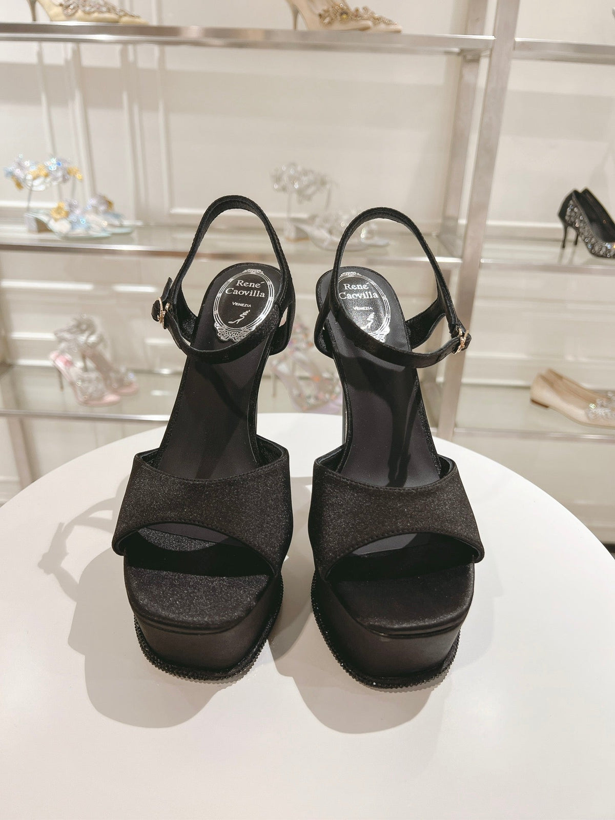 Sandalias de plataforma con tacón de aguja