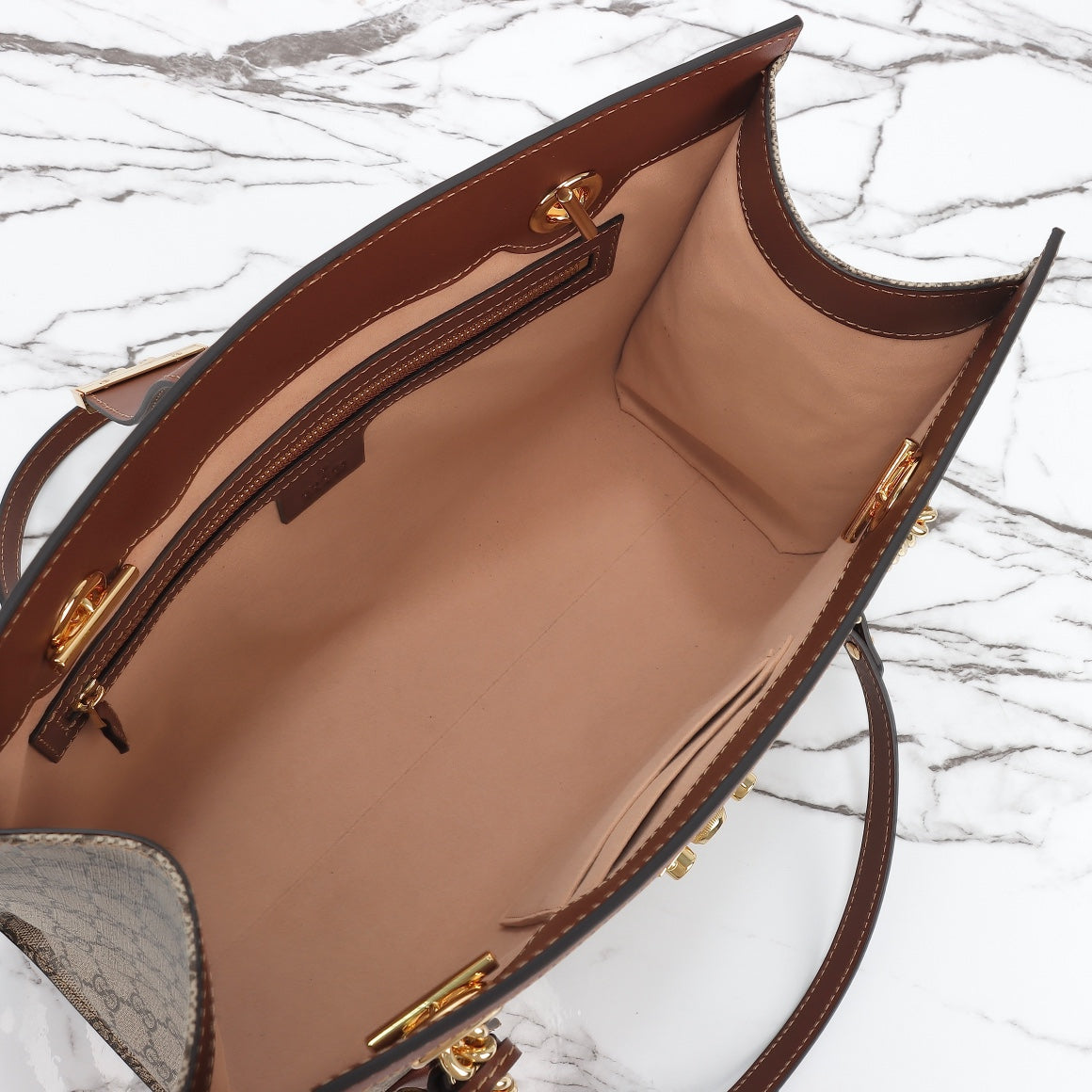 Bolsa marrón albaricoque