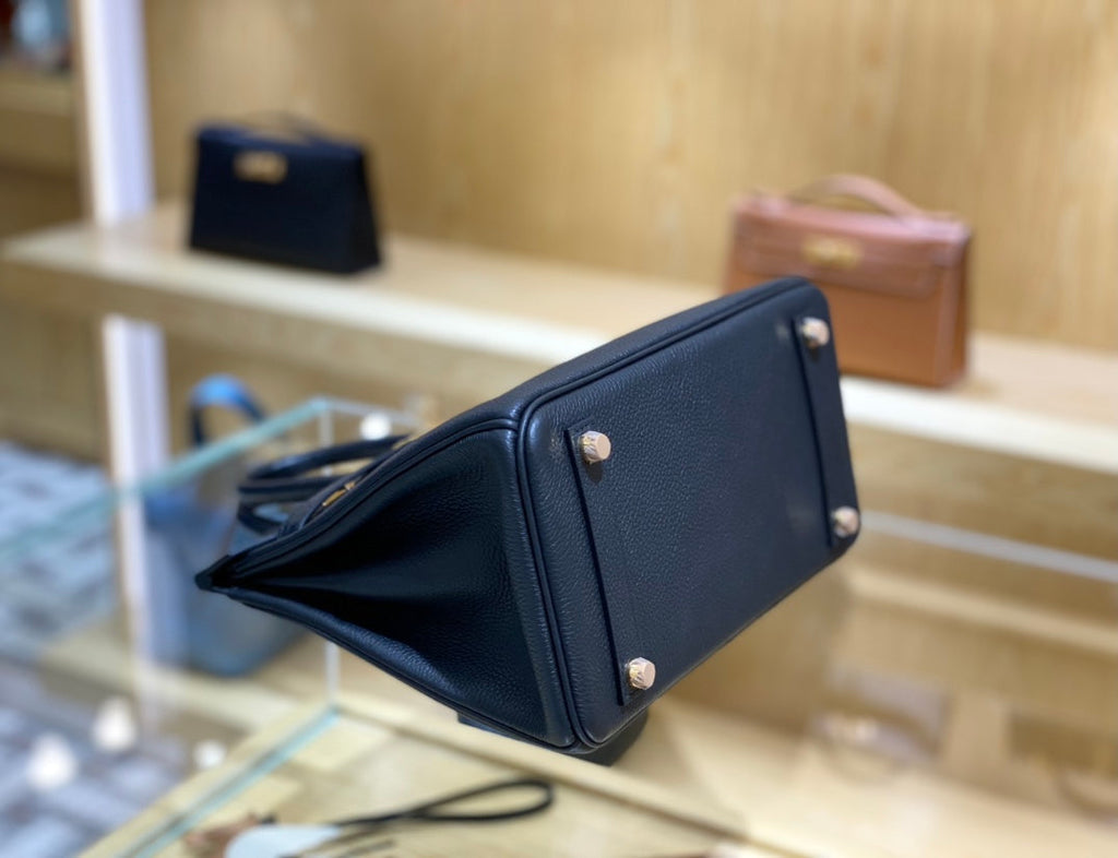 Bolso mate de cocodrilo y piel de togo de 25 pulgadas
