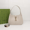Bolso bandolera pequeño de piel blanca