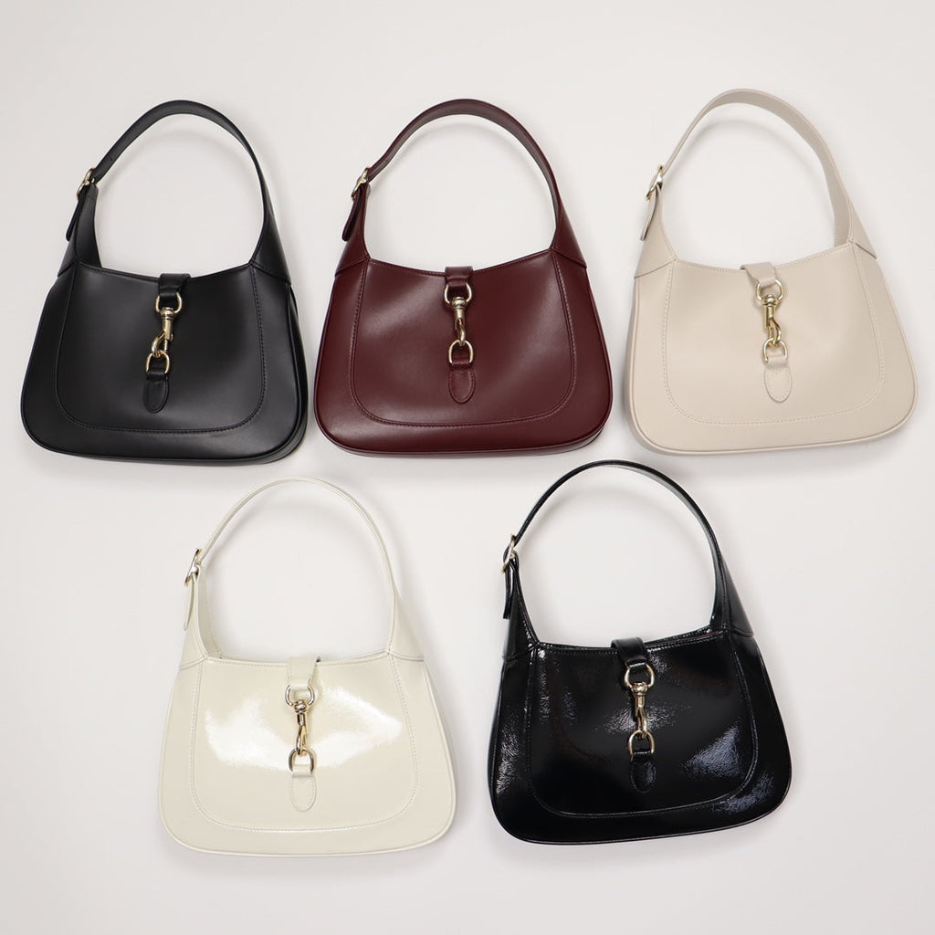 Bolso bandolera pequeño de piel blanca