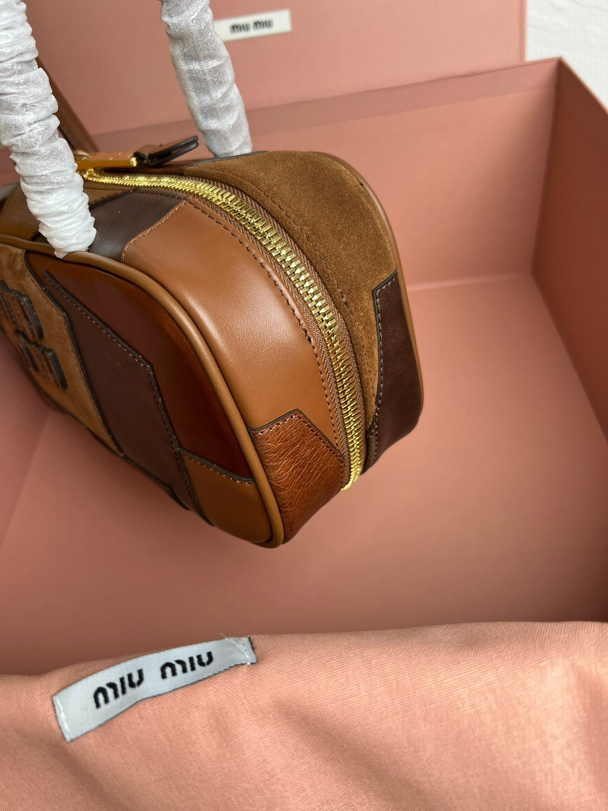 Bolsa de bolos patchwork