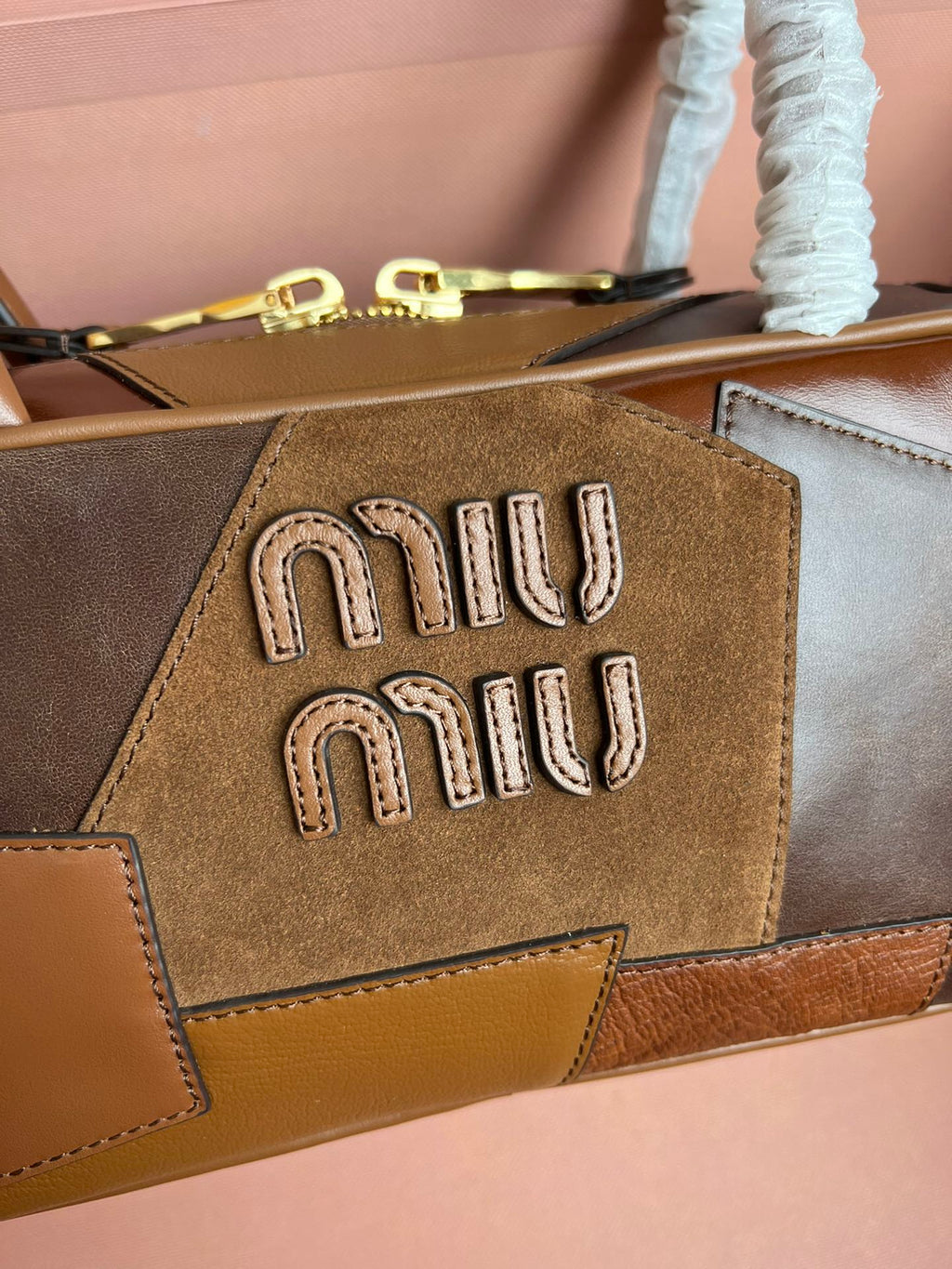Bolsa de bolos patchwork