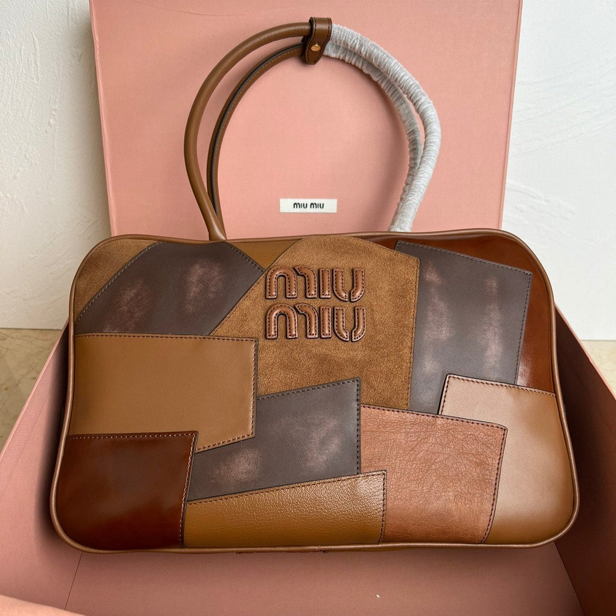 Bolsa de bolos patchwork