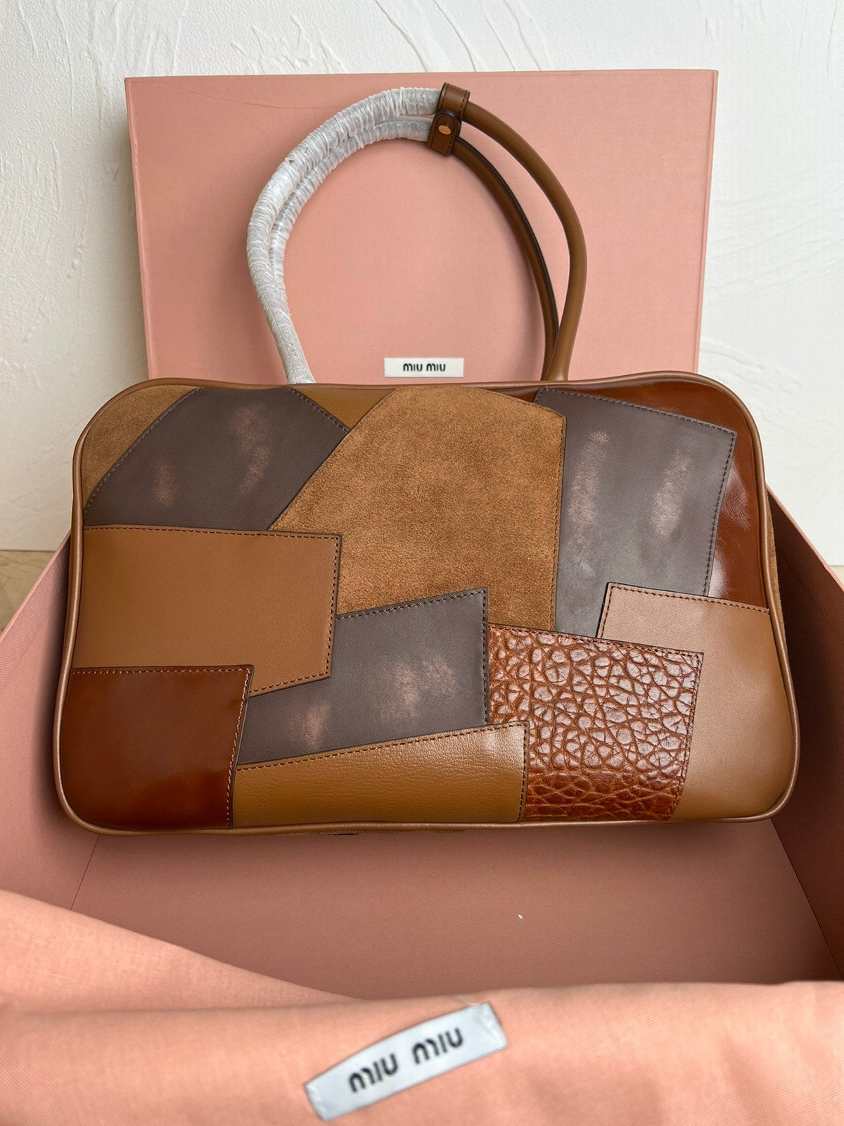 Bolsa de bolos patchwork