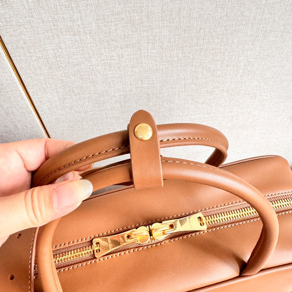 Bolsa estructurada marrón
