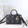 Bolso de mano estilo libro pequeño – Piel negra (21,5 cm)