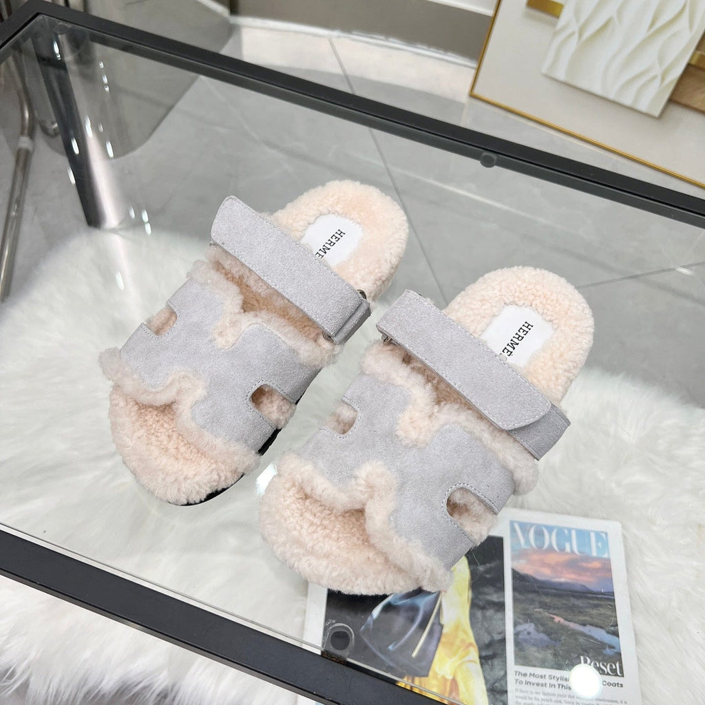 Pantuflas de lana suave