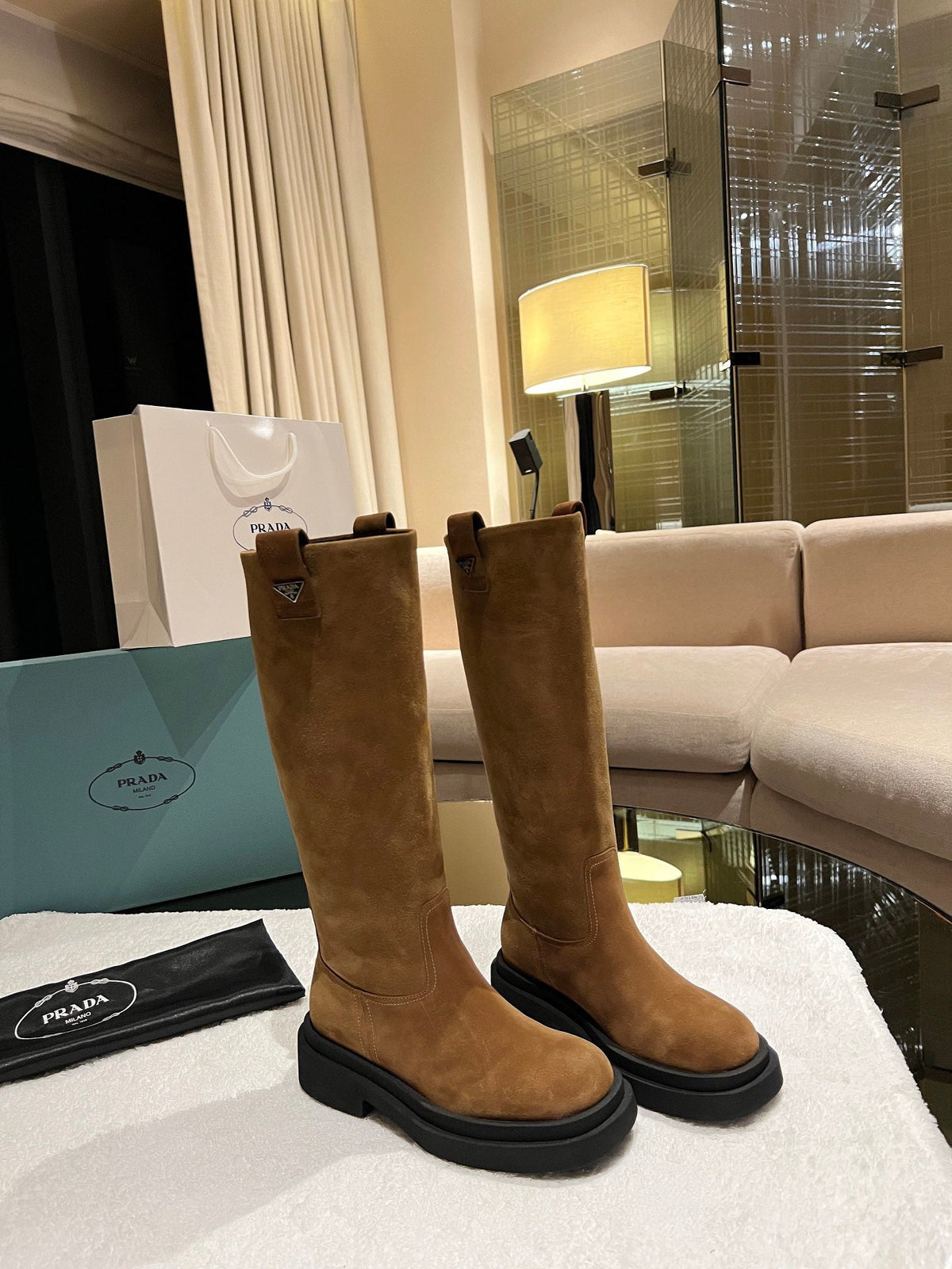 Botas sin cordones para mujer