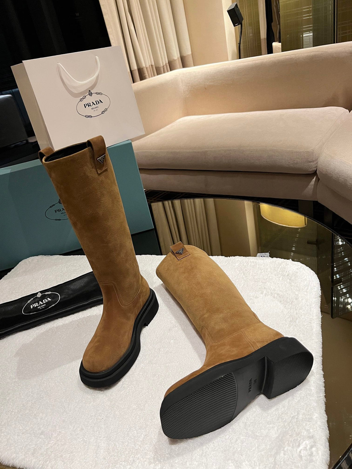 Botas sin cordones para mujer