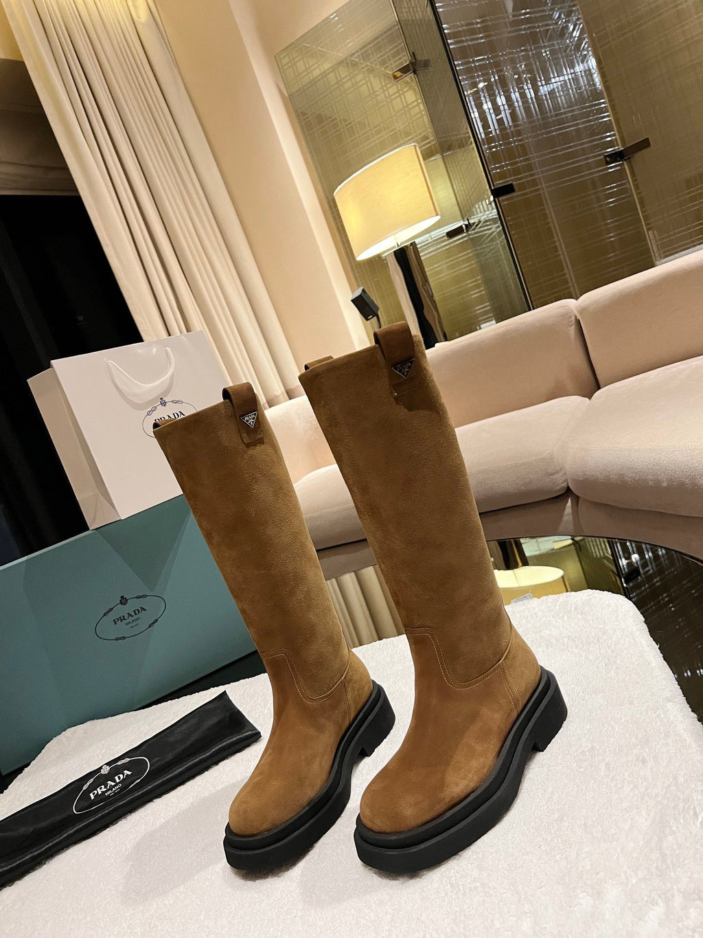 Botas sin cordones para mujer