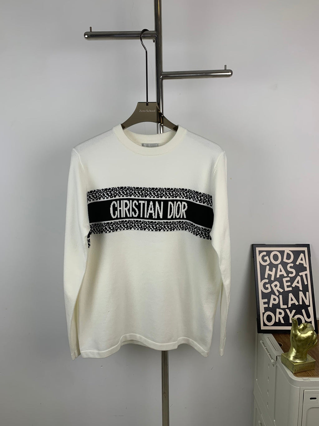 Suéter unisex de manga larga de punto jacquard