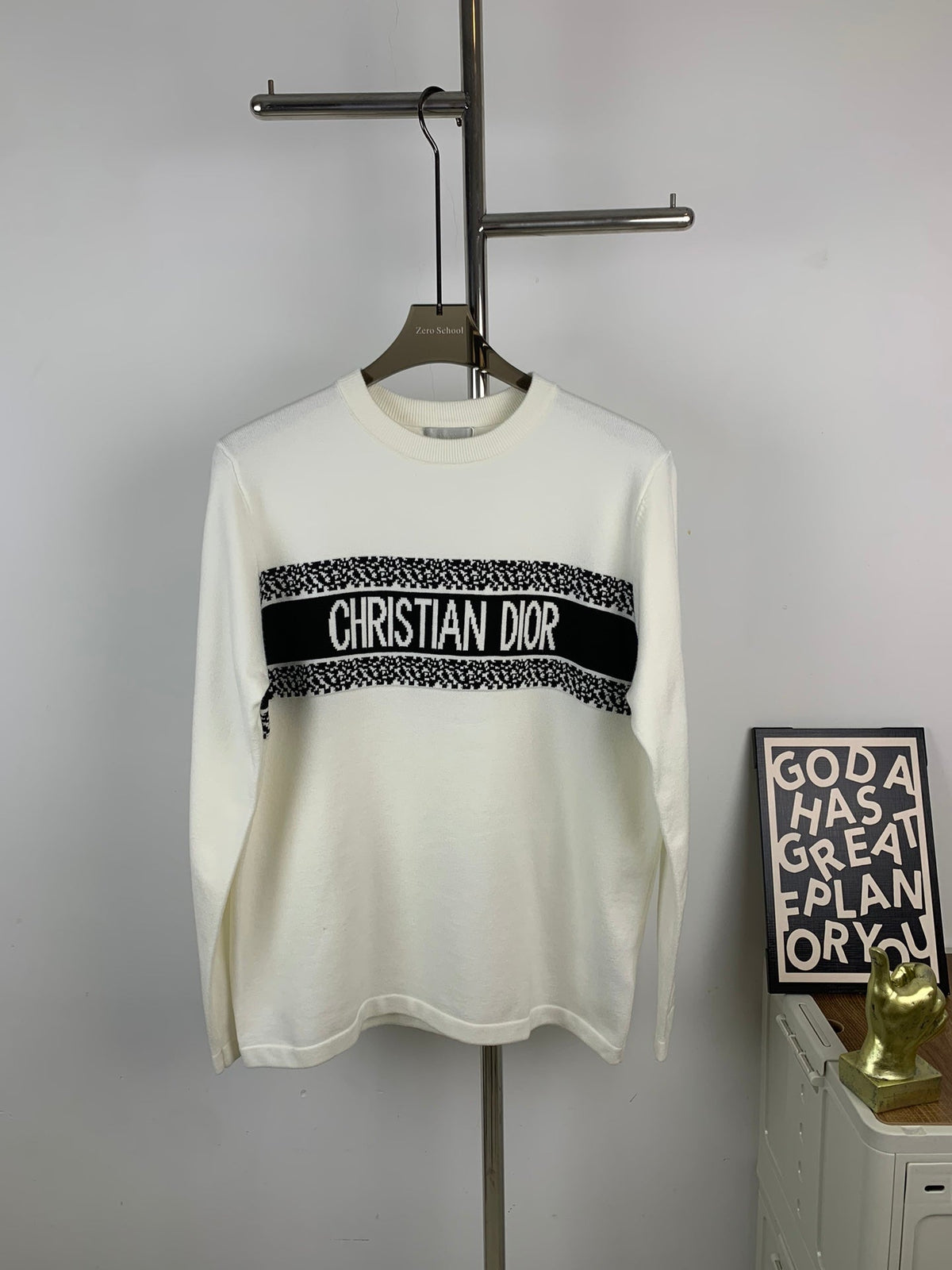 Suéter unisex de manga larga de punto jacquard