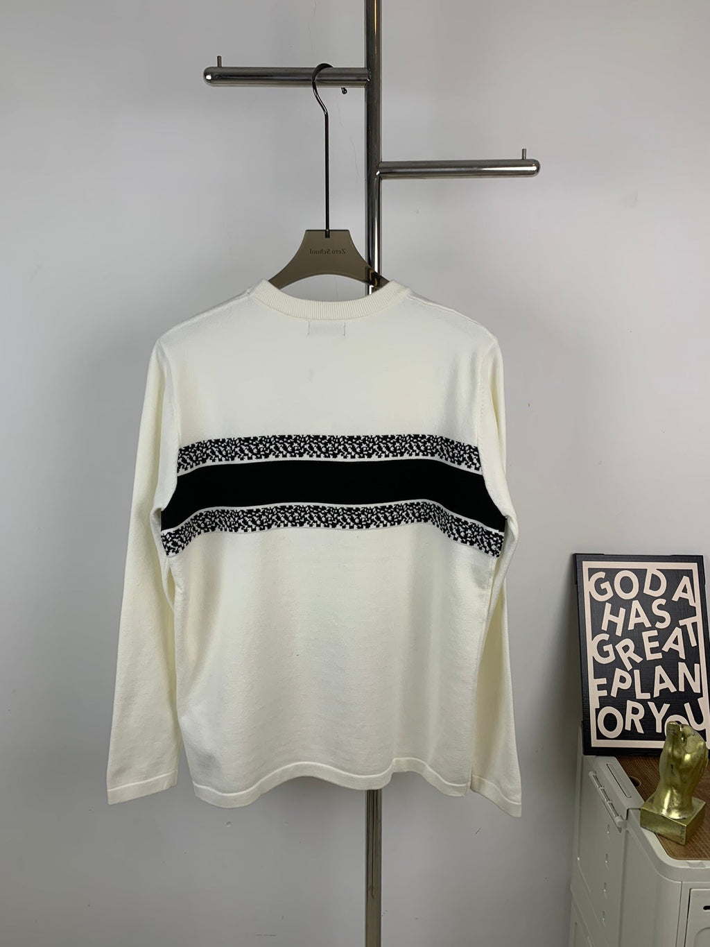 Suéter unisex de manga larga de punto jacquard