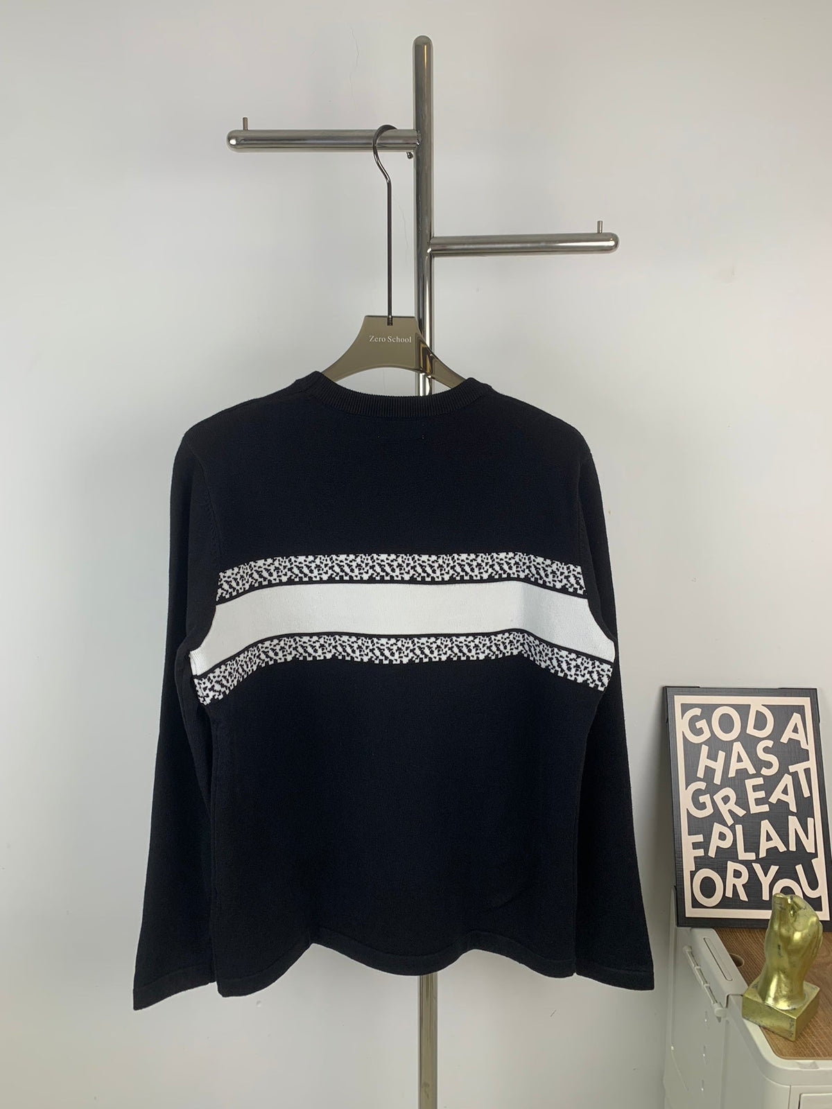 Suéter unisex de manga larga de punto jacquard