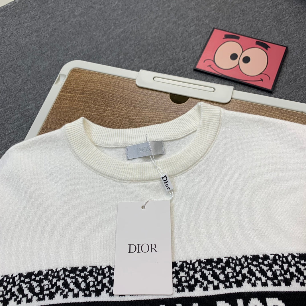 Suéter unisex de manga larga de punto jacquard