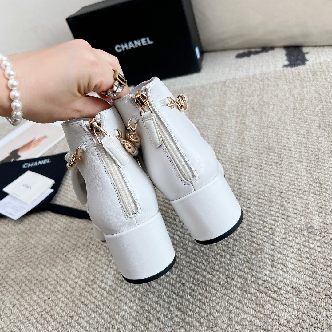 Botines con cremallera