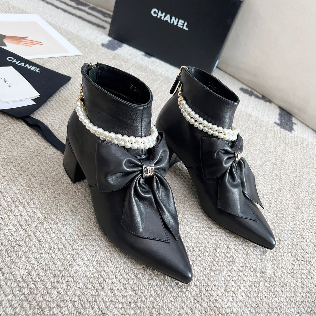 Botines con cremallera