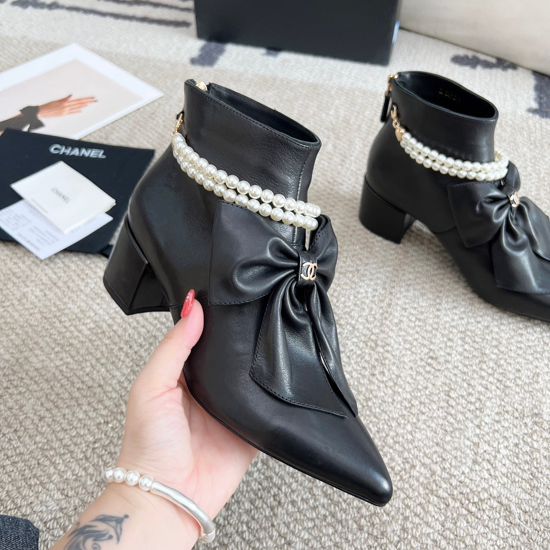 Botines con cremallera